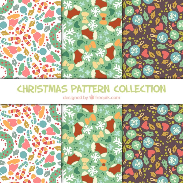 Beautiful decorative christmas items patterns 