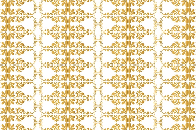 Beautiful decorative golden floral pattern background