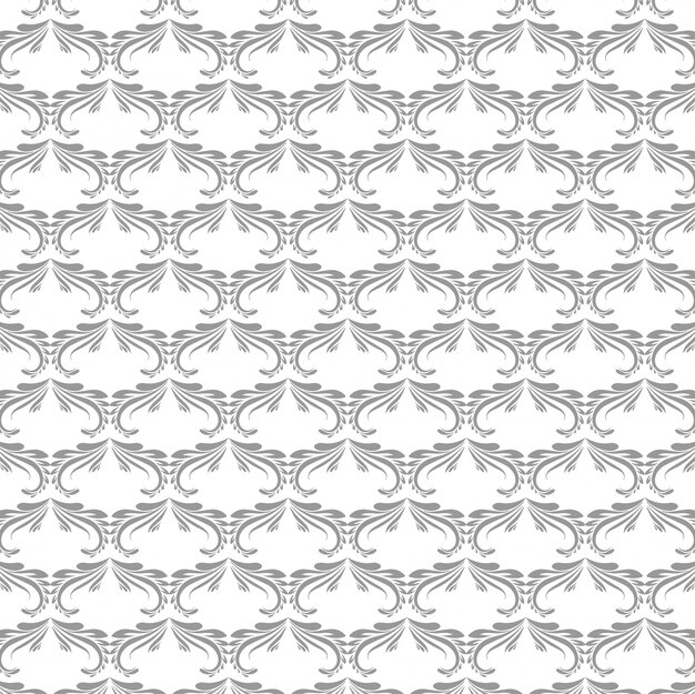 Beautiful decorative gray floral pattern background