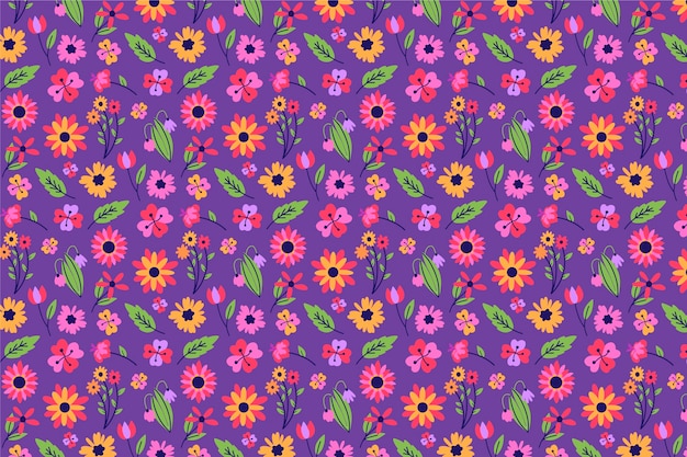Beautiful ditsy floral screensaver