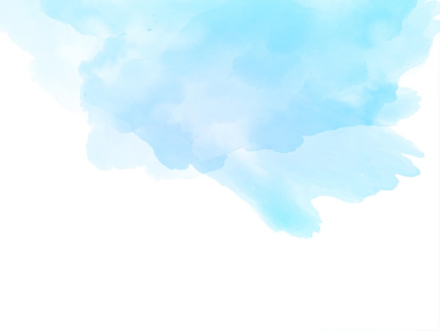 Beautiful elegant blue watercolor texture background 
