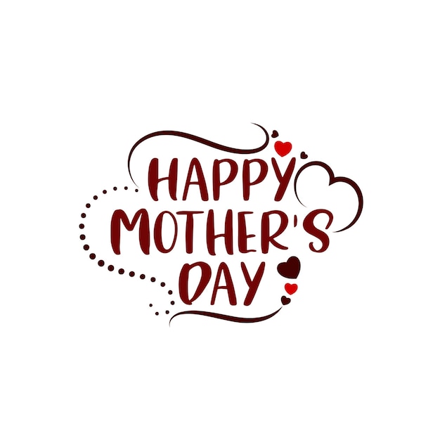 Beautiful elegant Happy Mothers day text design background