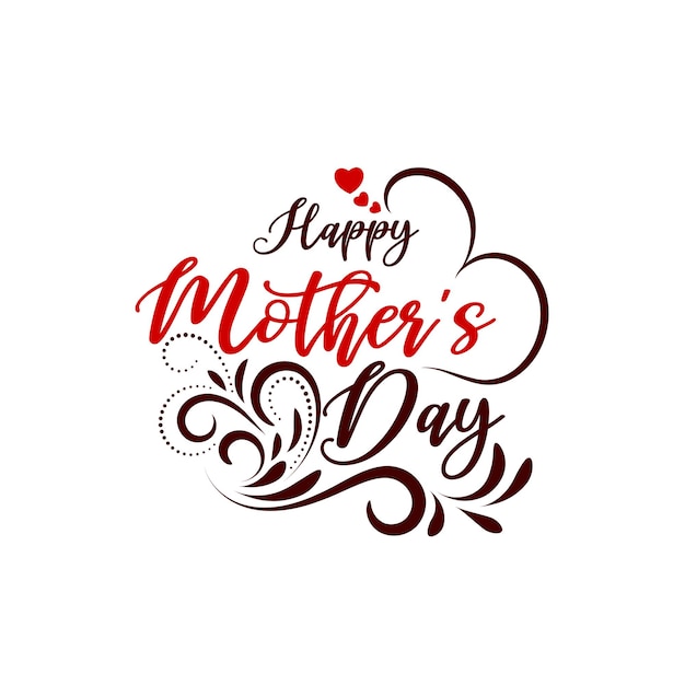 Beautiful elegant Happy Mothers day text design background