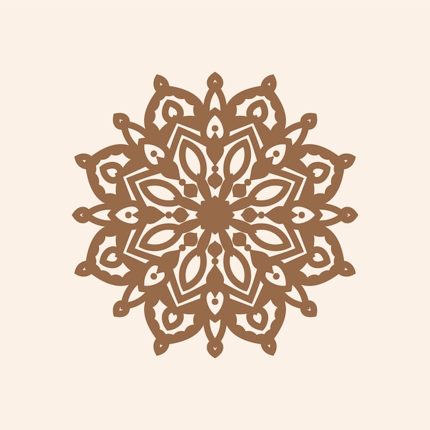 Free vector beautiful elegant mandala design decorative background