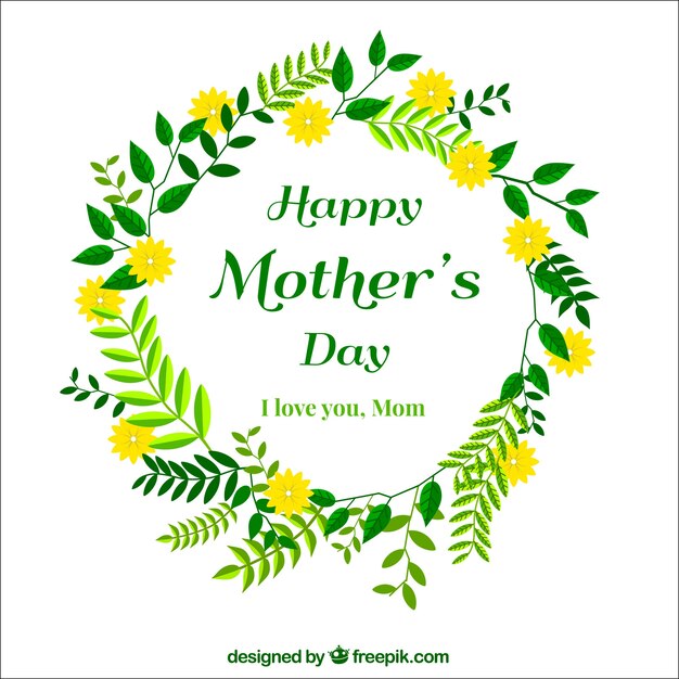 Beautiful floral background of mother day 