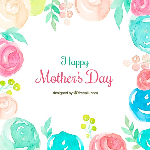 Beautiful floral background of mother day 