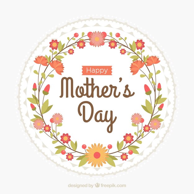 Beautiful floral background of mother day 