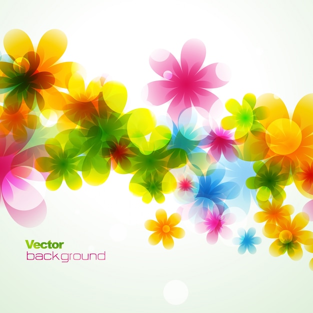 Free vector beautiful floral background