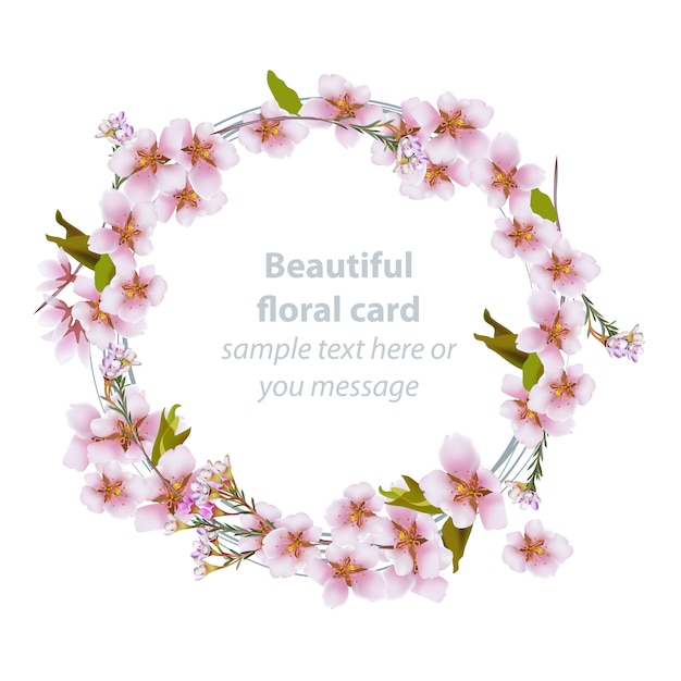 Beautiful floral card