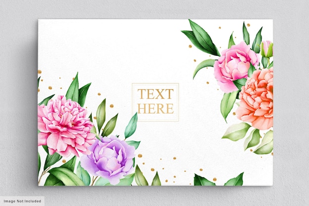 Free vector beautiful flowers bouquets   watercolor set