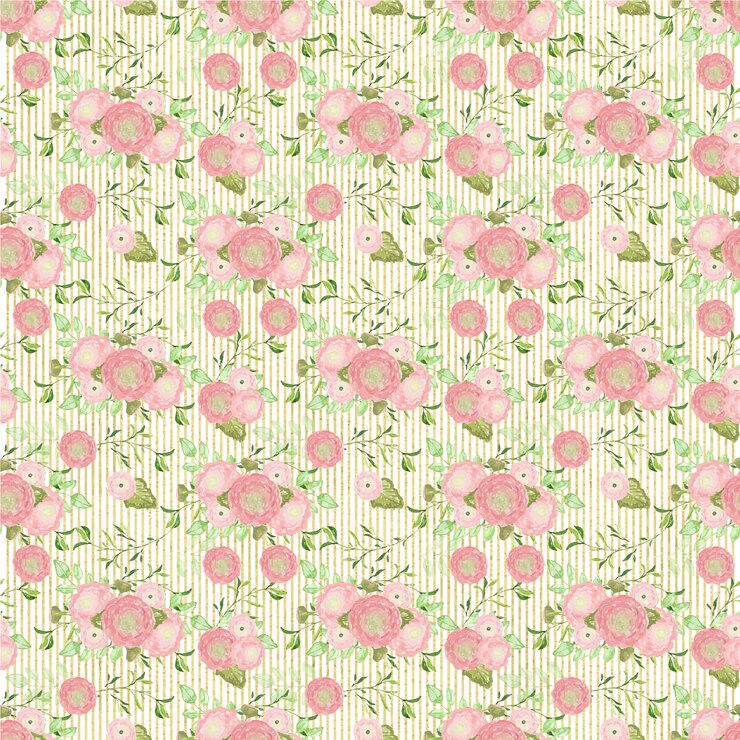 Free Vector beautiful flowers pattern background