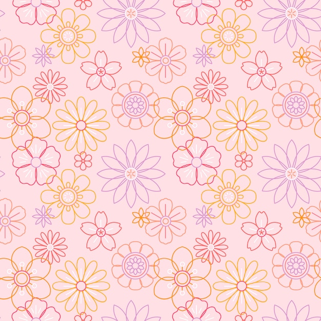 Beautiful flowers vector