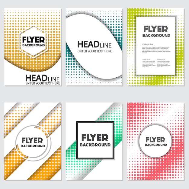 Beautiful flyer background free vector download