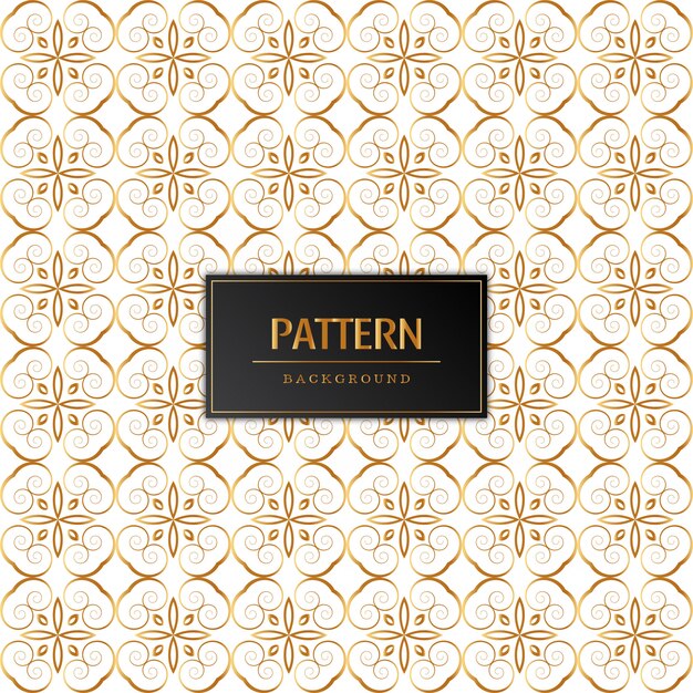 Beautiful golden pattern design