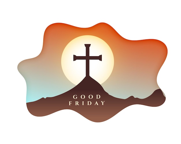 Beautiful good friday wishes background show your love for god