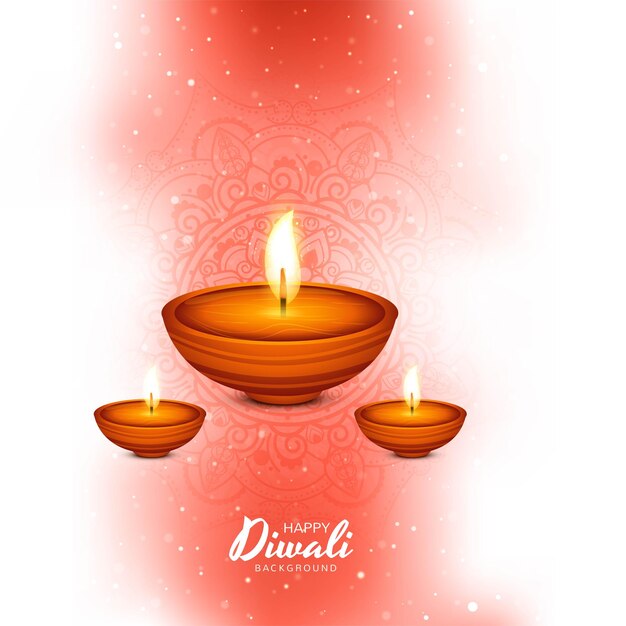 Bellissimo biglietto di auguri per lo sfondo delle vacanze del festival di diwali