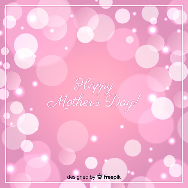 Beautiful happy mothers day greeting card