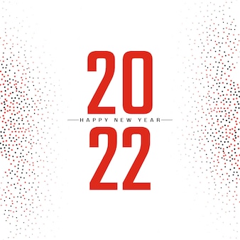 Beautiful happy new year 2022 greeting background vector