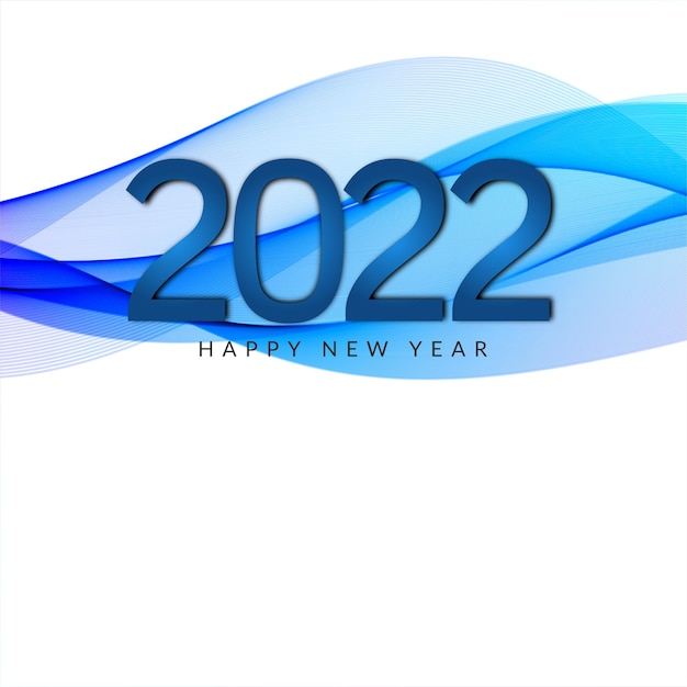 Красивый с новым годом 2022 приветствие фон вектор