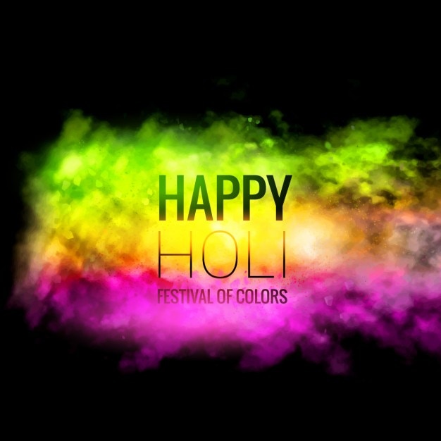 Free vector beautiful holi festival background