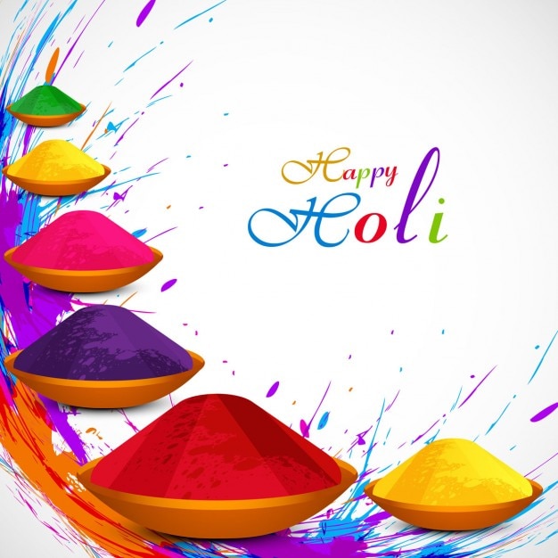 Beautiful holi festival background