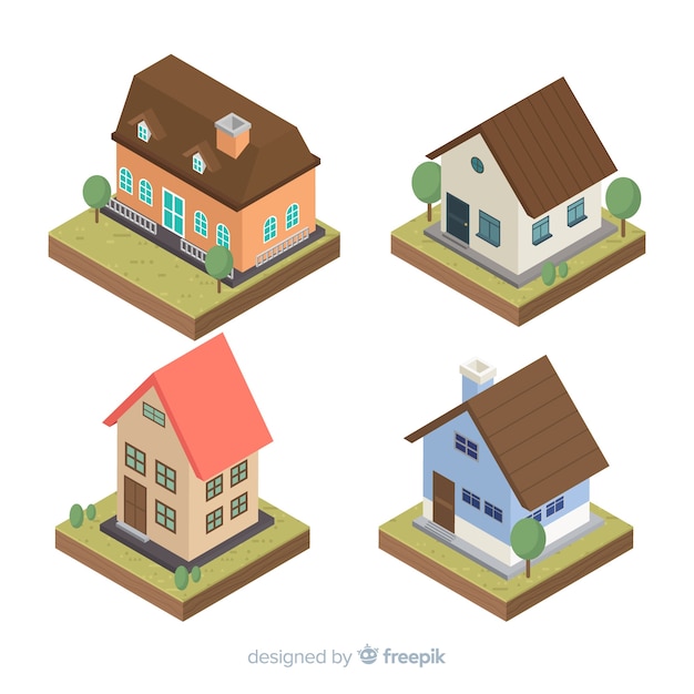 Beautiful houses set 