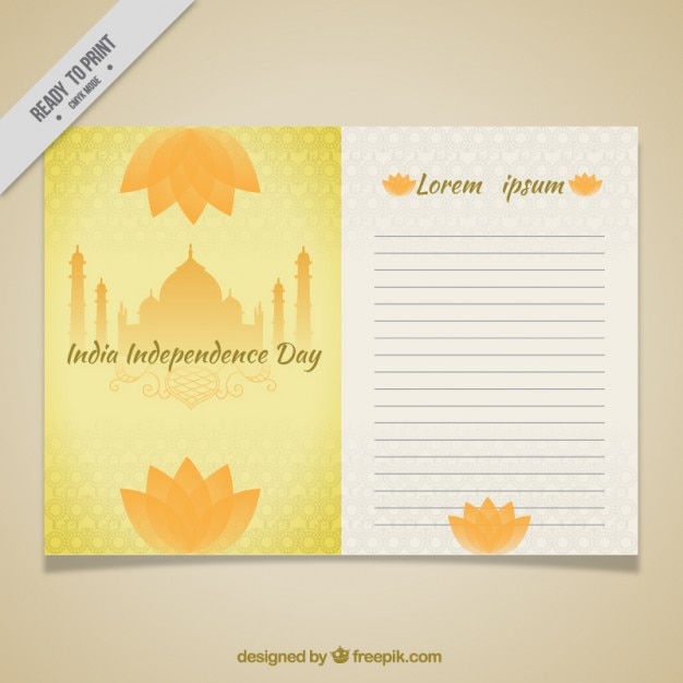 Beautiful india card