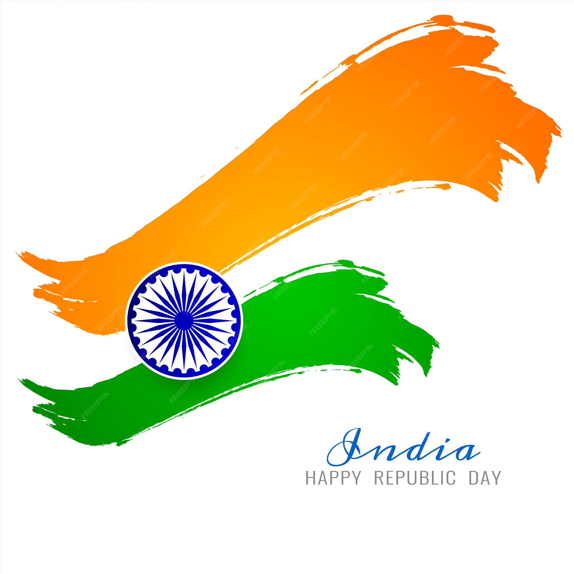 Free Vector | Beautiful indian flag theme vector background