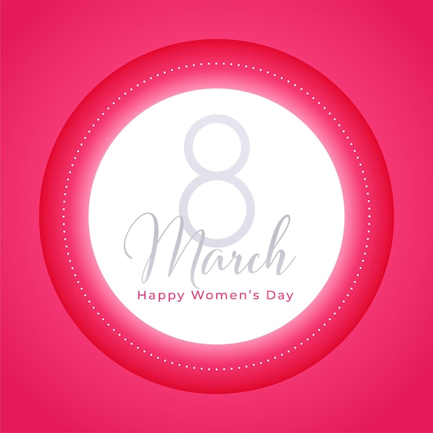 Free vector beautiful international women's day background show love and respect