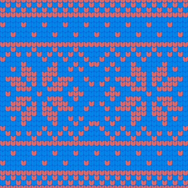 Beautiful knitted christmas pattern