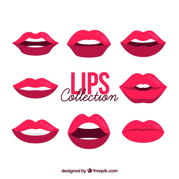 Beautiful lips set 