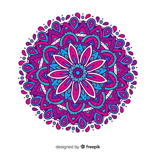 Free vector beautiful mandala background