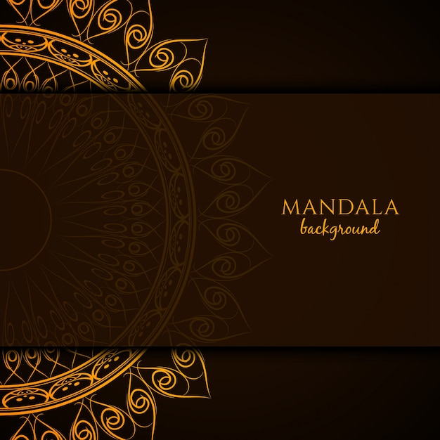 Beautiful mandala design background