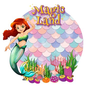 Little mermaid Vectors & Illustrations for Free Download | Freepik