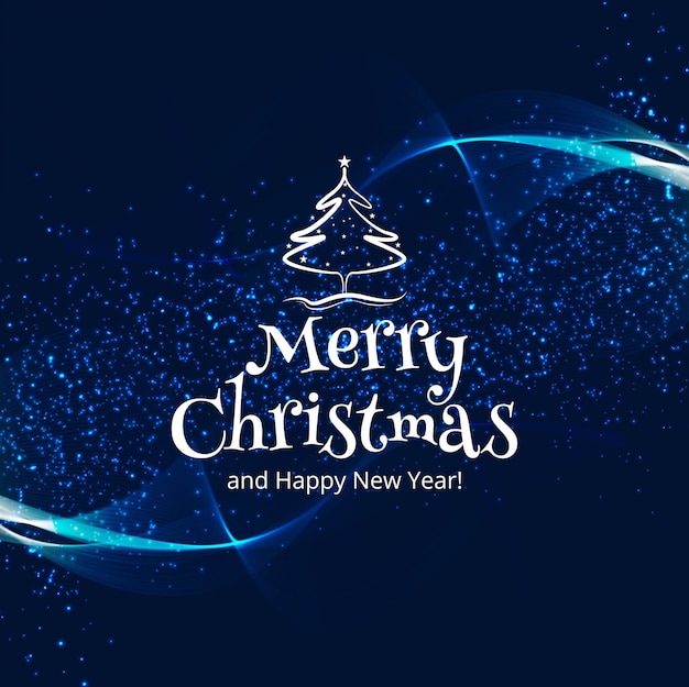 Beautiful merry christmas celebration colorful card background