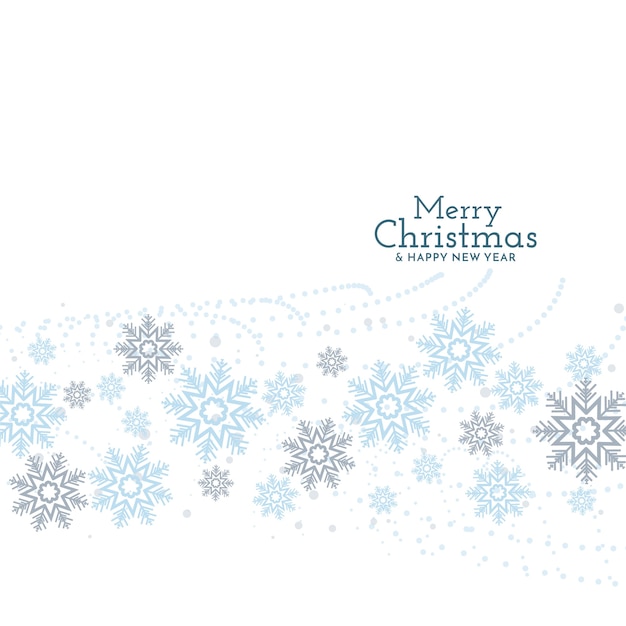 Beautiful merry christmas festival background