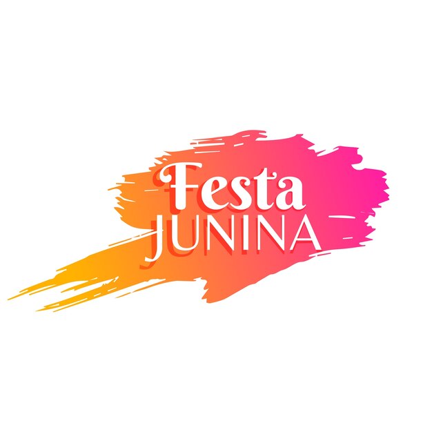 아름다운 현대 축제 junina 디자인