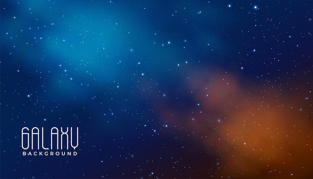 Free vector beautiful night space wallpaper for universe lover