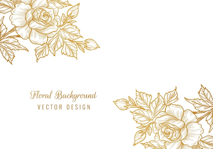 Free Vector beautiful ornamental decorative floral background