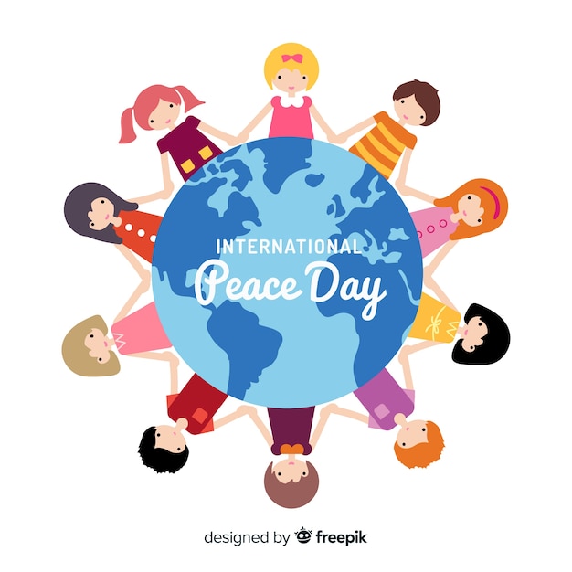 Beautiful peace day background