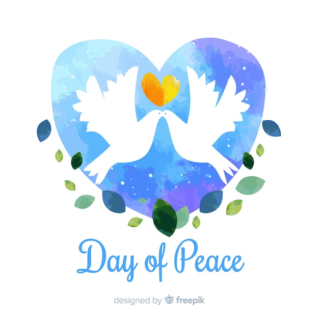 Beautiful peace day background