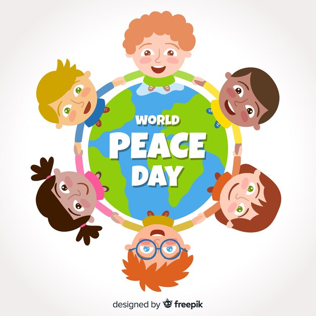 Beautiful peace day background