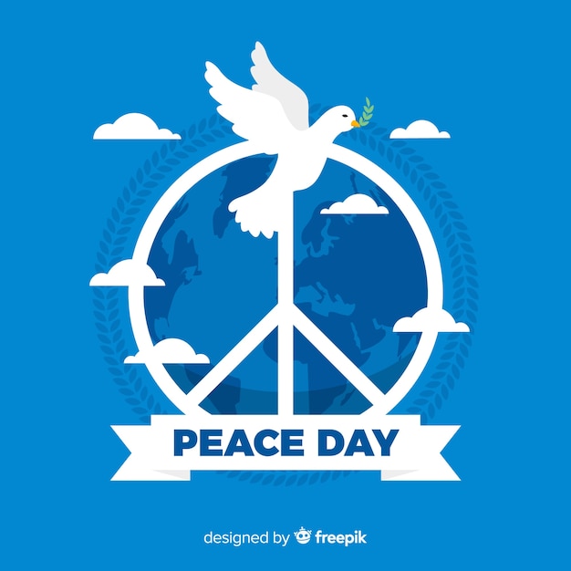 Beautiful peace day background