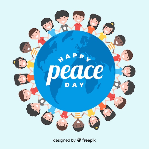 Бесплатное векторное изображение Красивый мирный день