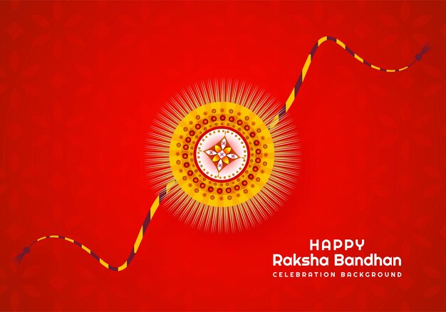 Beautiful raksha bandhan indian festival  card