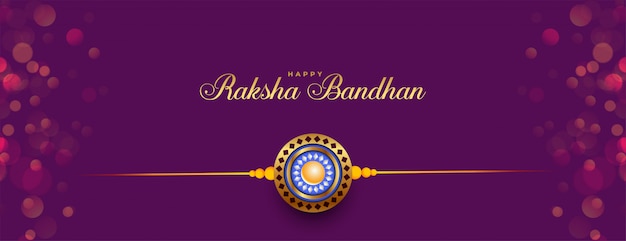 Beautiful raksha bandhan indian festival classic banner