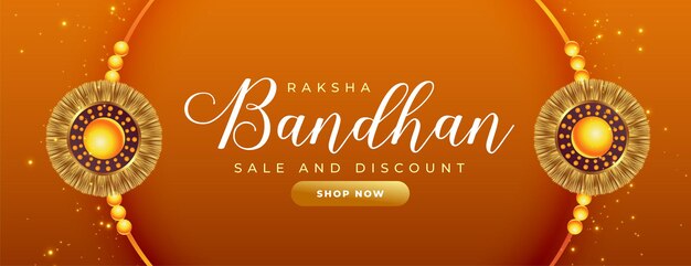 현실적인 rakhi 디자인으로 아름다운 raksha bandhan 판매 배너