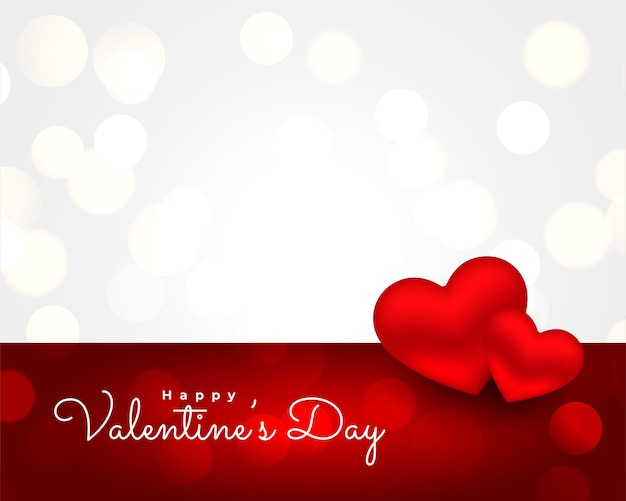 Free Vector | Beautiful realistic valentines day greeting card wishes  background