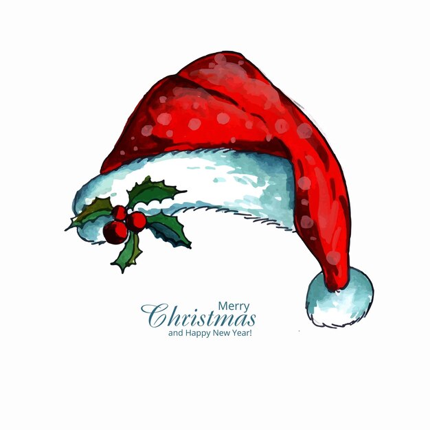 Beautiful Santa claus hat design