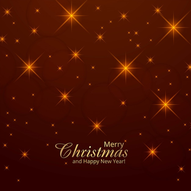 Free vector beautiful shiny glitters merry christmas background